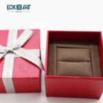 Ring box with lid, earring box
