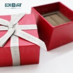 Ring box with lid, earring box