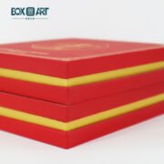 Gift box with lid, gift paper box