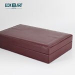leather badge box