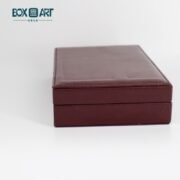 leather badge box
