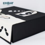 Gift box with ribbon, packaging box