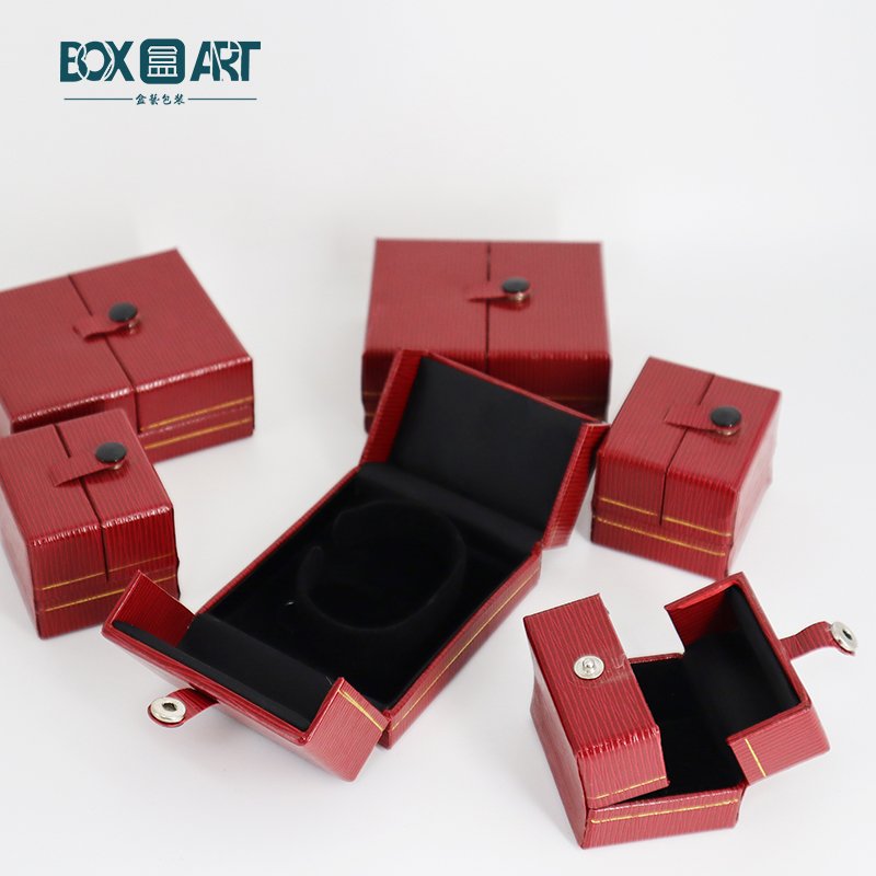 Double opening jewelry box, ring leather box, earring button box Double opening jewelry box, ring leather box, earring button box