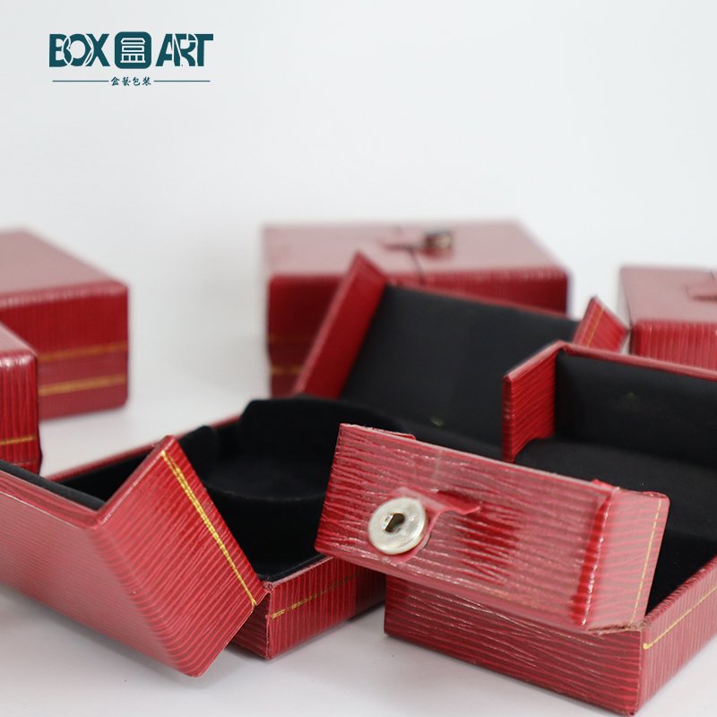 Double opening jewelry box, ring leather box, earring button box Double opening jewelry box, ring leather box, earring button box